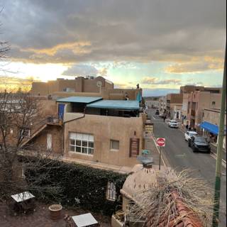 Urban Sunset in Santa Fe