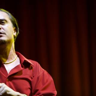 Mike Patton Rocks the Stage with his Microphone