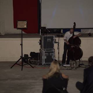 Cello Performance with Projector Screen