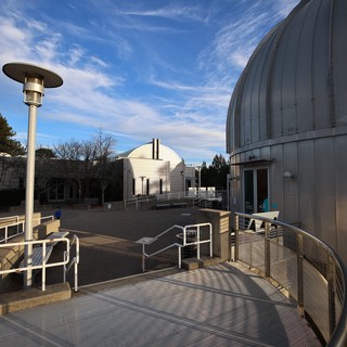 Modern Dome Observatory at Science Center Campus