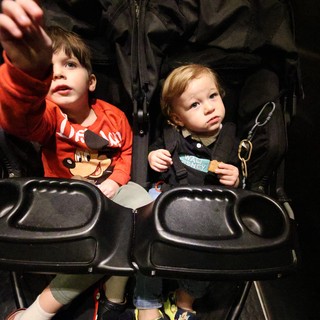 Two Young Children Enjoying Baby Rave Experience