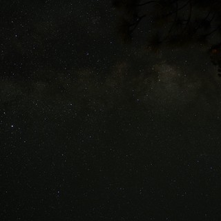 Milky Way Arches Over Lassen Volcanic Night Sky