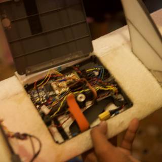 Electronic Device Inside a Box