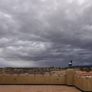 Storm Clouds Hover over Albuquerque