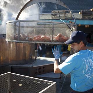 Grilling Up a Feast at the Lobster Festival