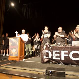 Defcon 24: Day 1 Crowd on Stage