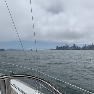 Serene Sailboat on San Francisco Bay