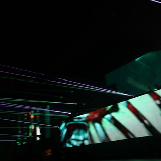 Laser Beams Slice Through Wobbleland Festival Darkness