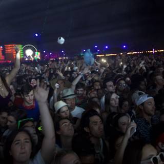 Coachella 2016 Crowd at Night