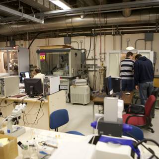Nanotech Laboratory Team hard at Work