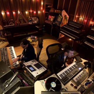 Electronic Music Production in a Recording Studio