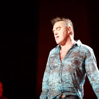 Morrissey's Blue Shirted Solo Performance at Coachella 2009