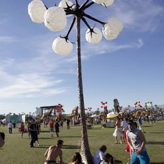 A Relaxing Afternoon Under the Tree at Coachella 2009