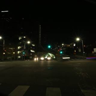 Nighttime Traffic in the Urban Metropolis