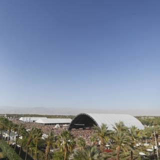 A Bird's Eye View of the Main Stage at Coachella
