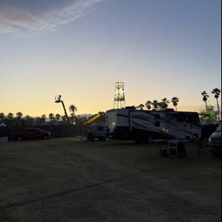 Sunset at Empire Polo Club