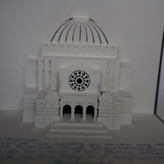 White Building Pop-Up Card
