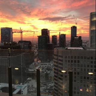 Sunset Symphony over Downtown LA