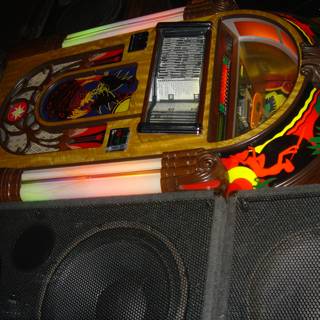 Retro Jukebox with Multi-Color Display