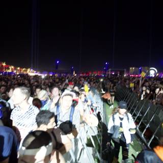 Crowd Enjoys the Night Life at Coachella
