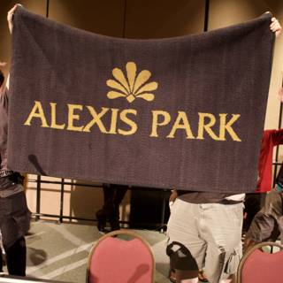 Alexis Park and the Oscar Banner