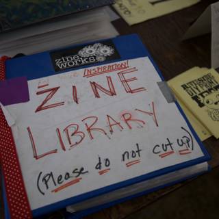 Zine Library at Coachella