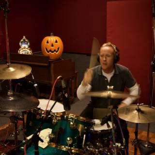 Pumpkin Head Drummer