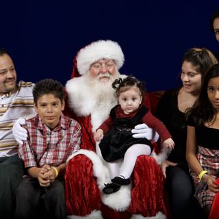 Capturing a Festive Moment with Santa Claus