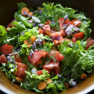 Fresh and Colorful Garden Salad