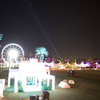 Nighttime Fun at the Palm Tree Park