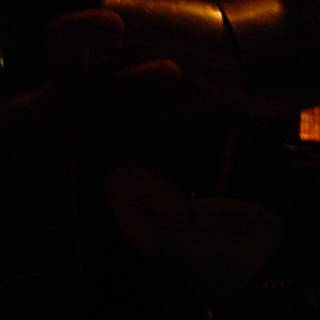 Urban Silhouette Pouring Drink at Pub