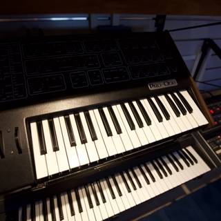 Electronic Keyboard and Synthesizer on Display