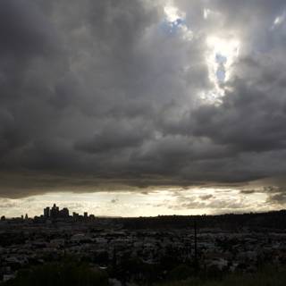 Cumulus Clouds Take Over LA Skyline