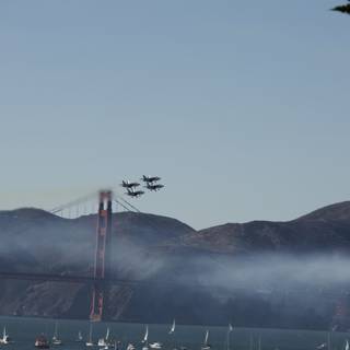 Soaring Squadrons Over San Francisco