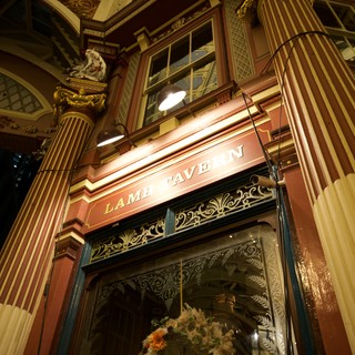Ornate Victorian Arcade Entrance with Lame Tavern Sign