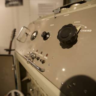 Mastering the Waves: A Close-up of a Museum's Radio Control Panel