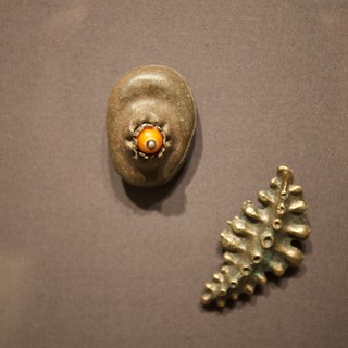 Ancient Metal Jewelry and Ornamental Artifacts Display
