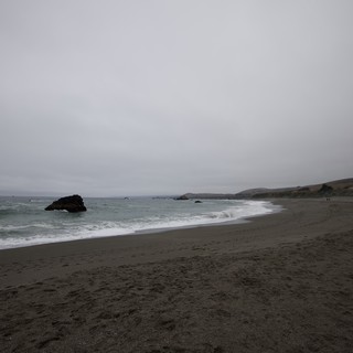 Moody Coastal Wilderness on a Gray June Day
