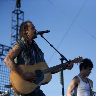 Michael Franti Serenades Coachella Crowd with Acoustic Guitar