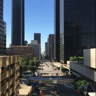 Cityscape of Downtown Los Angeles