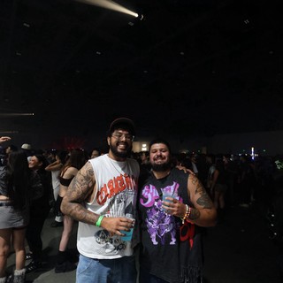 Friends Raising Drinks at Wobbleland Festival 2026