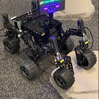 Light-Up Robot on Display