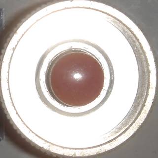 Ruby Sphere in a Jewelry Plate