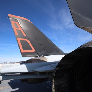 Military Aircraft Detail at USS Hornet Museum
