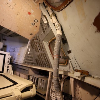 Apollo Command Module Interior Control Panel at USS Hornet
