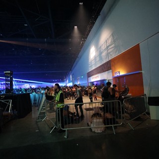 Laser-Lit Dance Floor at Wobbleland 2026 Festival