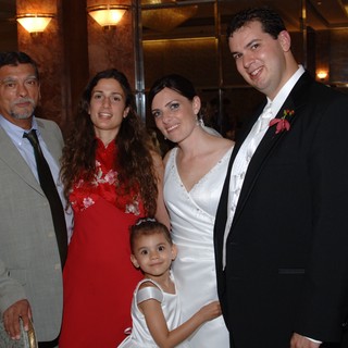 Family Celebration at an Elegant Wedding Reception