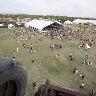 Festival Fun with a Giant Tire