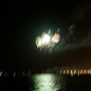 Pyrotechnic Lightshow on the Water