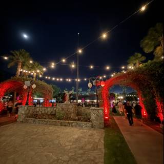 Moonlit Pathway at Empire Polo Club